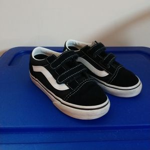 Boy's Vans Sneakers with velcro strap closure